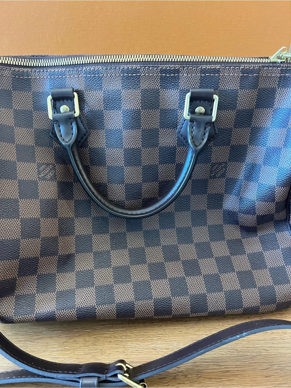Louis Vuitton Speedy Bandoulière 30 Damier Ebene